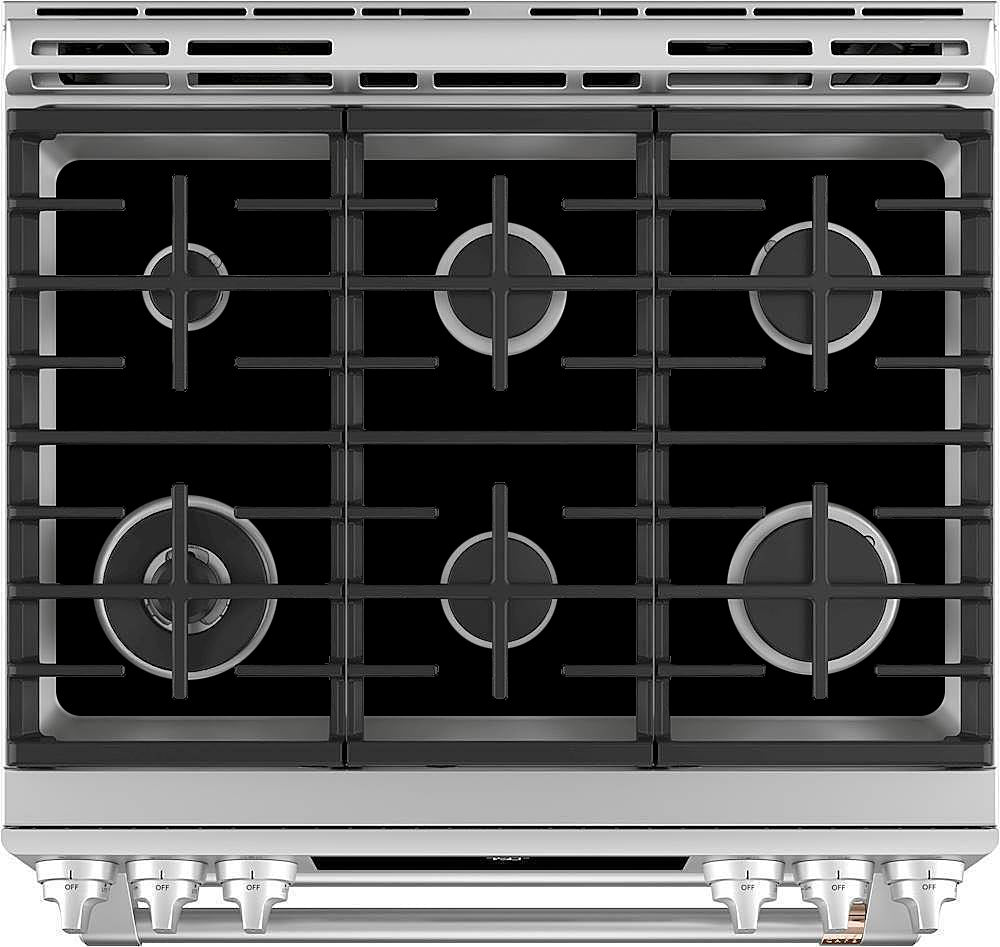 FireFly Home custom-cut black PTFE gas range liner for GE ranges