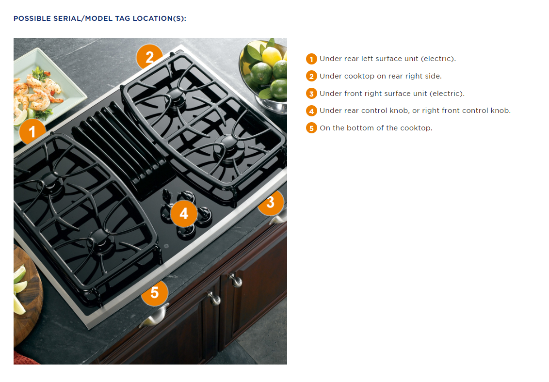 GE gas cooktop liner by FireFly Home — custom-cut PTFE protector, silver