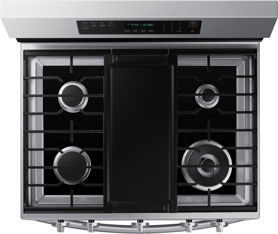 FireFly Home custom-cut black PTFE gas range liner for Samsung ranges
