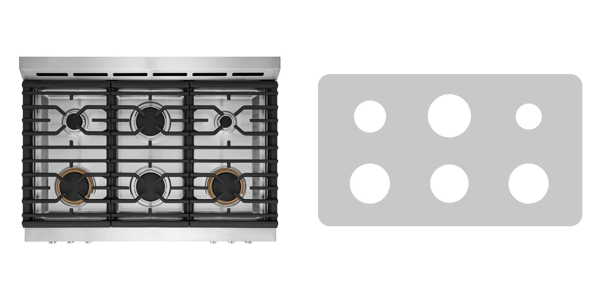 Frigidaire GCFG3661AF gas range liner - custom cut (silver)
