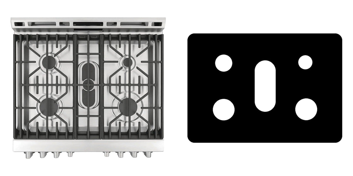 Frigidaire PCFG3078AF gas range liner - custom cut (black)