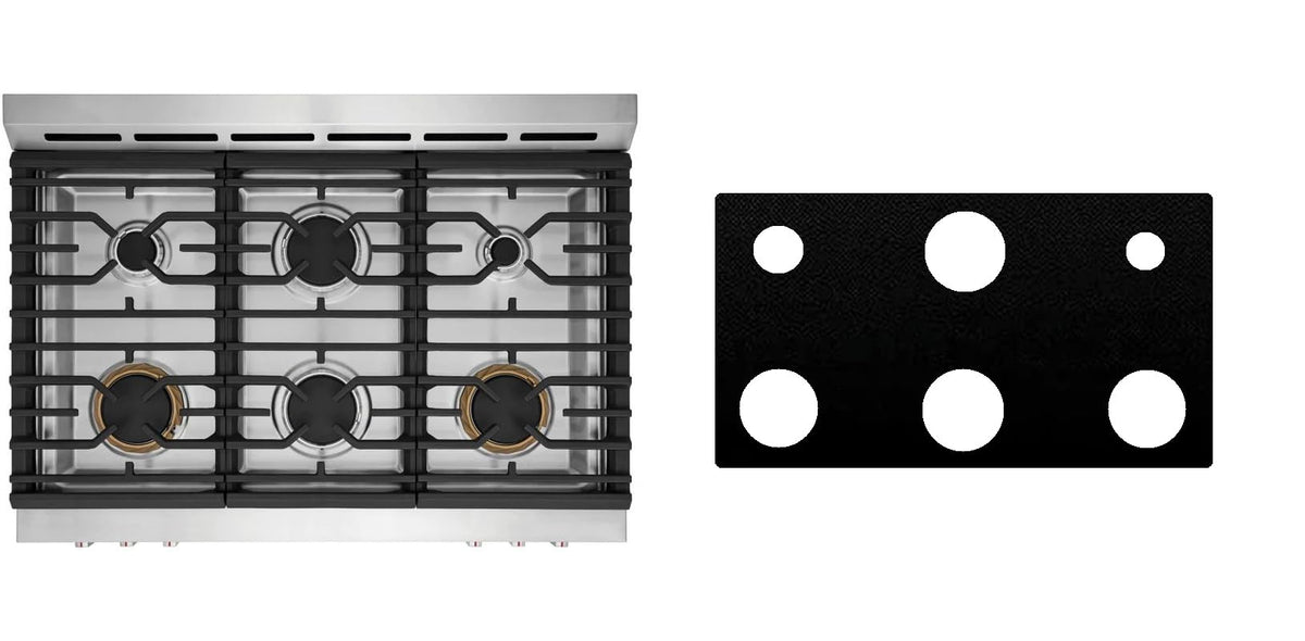 Frigidaire PCFD3670AF gas range liner - custom cut (black)