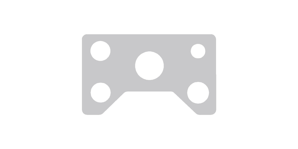 GE CGP95303MS2 / CGP95302MS1 gas liner - custom cut (silver)