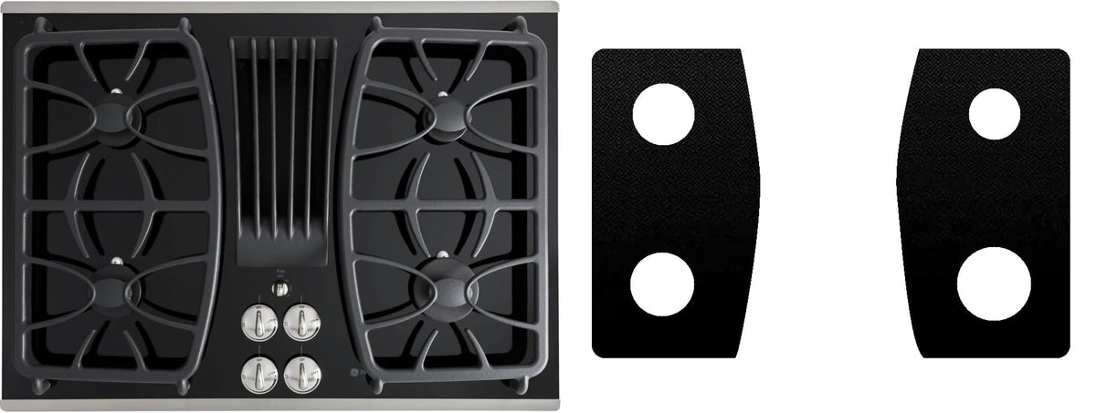 GE PGP9830SJSS gas liner - custom cut (black)