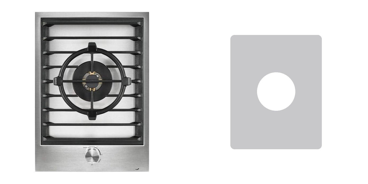 JennAir JGC3115GS gas cooktop liner - custom cut (silver)