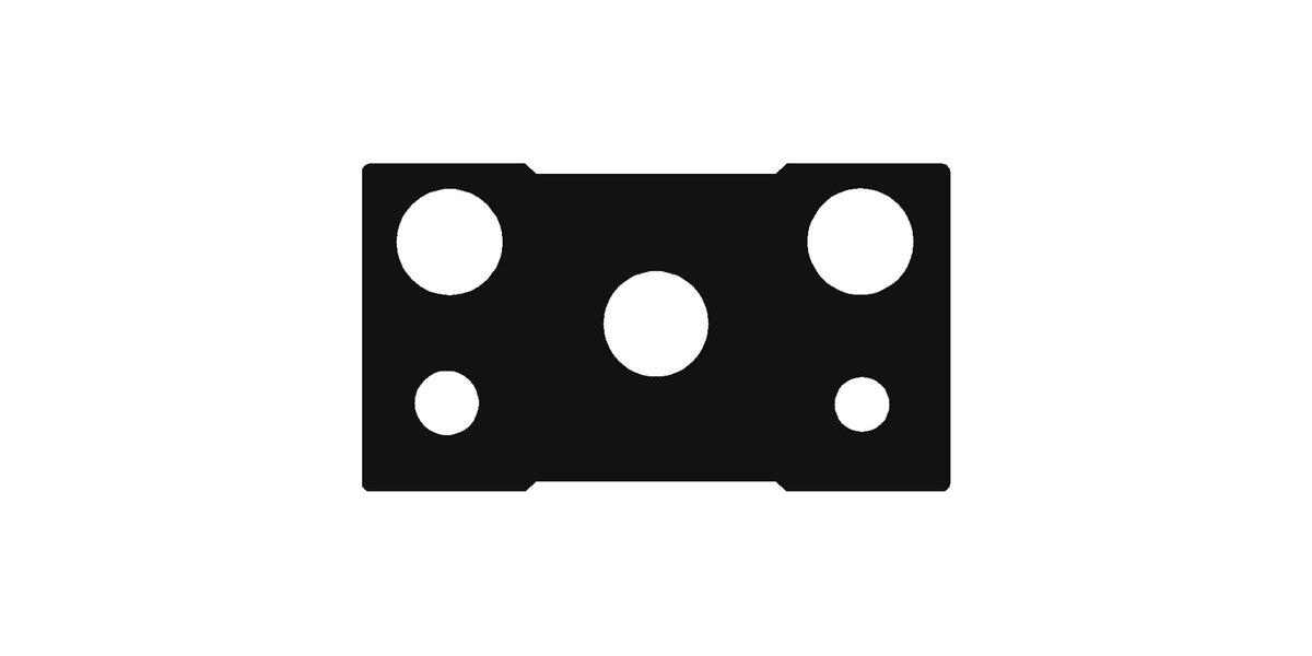 KitchenAid KCGS550ESS gas cooktop liner - custom cut (black)