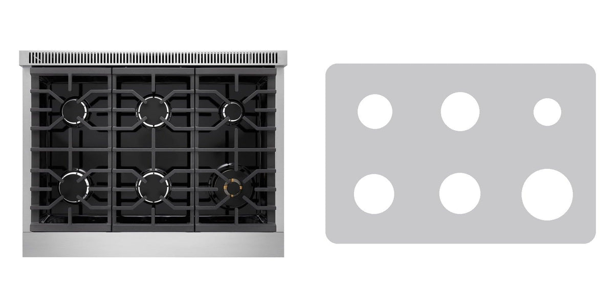 LG LPGU6319Y gas range liner - custom cut (silver)