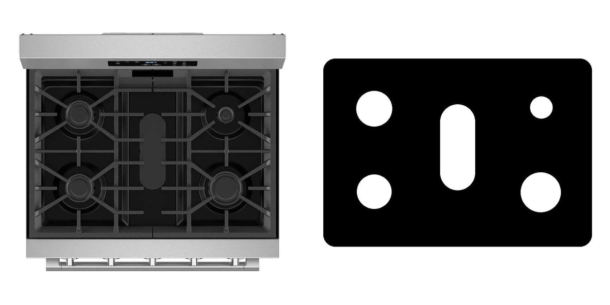 Maytag MFGS4030RS gas range liner - custom cut (black)