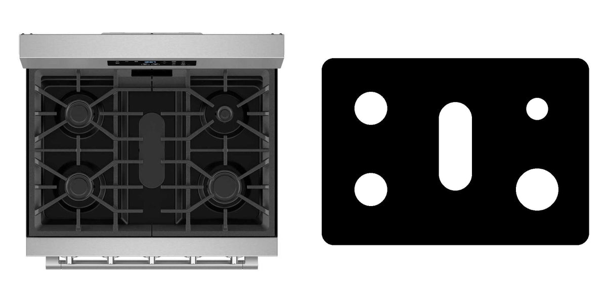 Maytag MFGS4030RS gas range liner - custom cut (black)