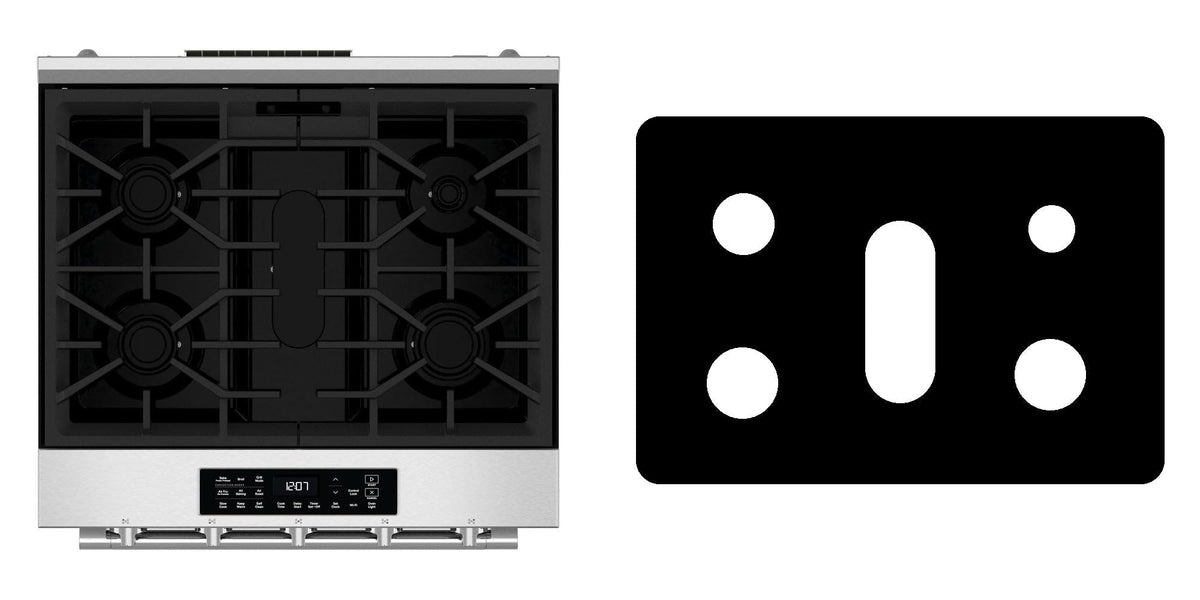 Maytag MSGS7030SZ gas range liner - custom cut (black)