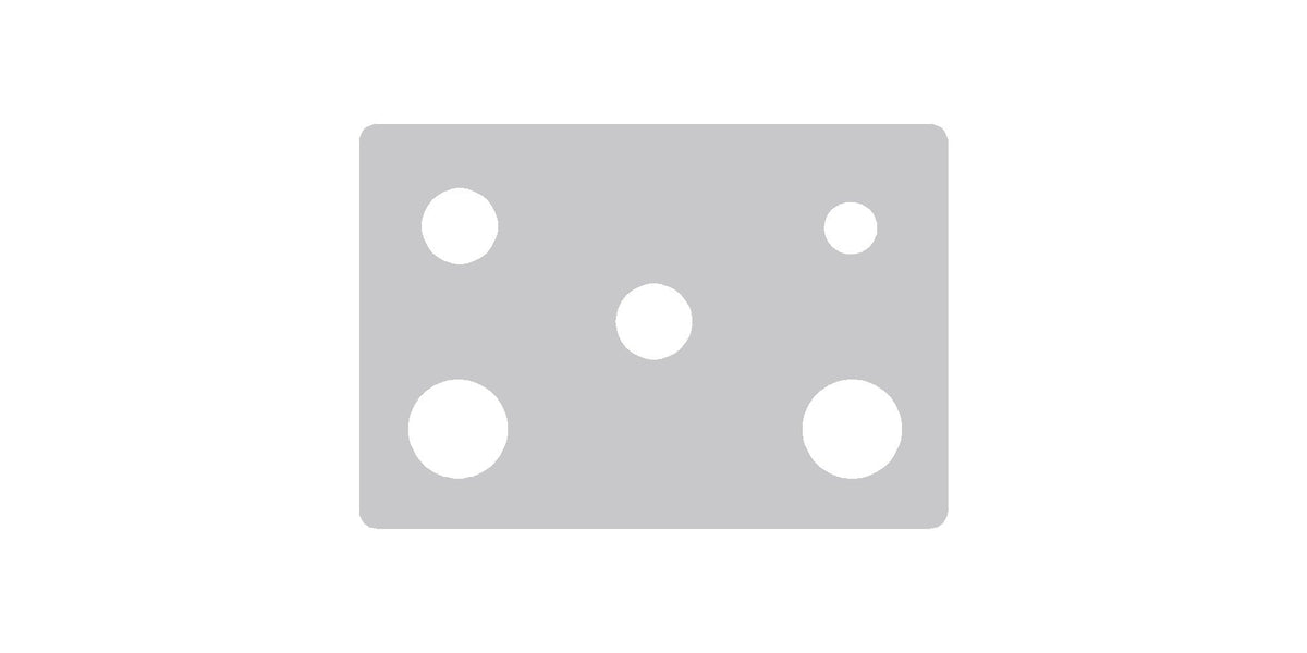 Samsung NX58M6850SG / NX58M6850SS gas liner - custom cut (silver)