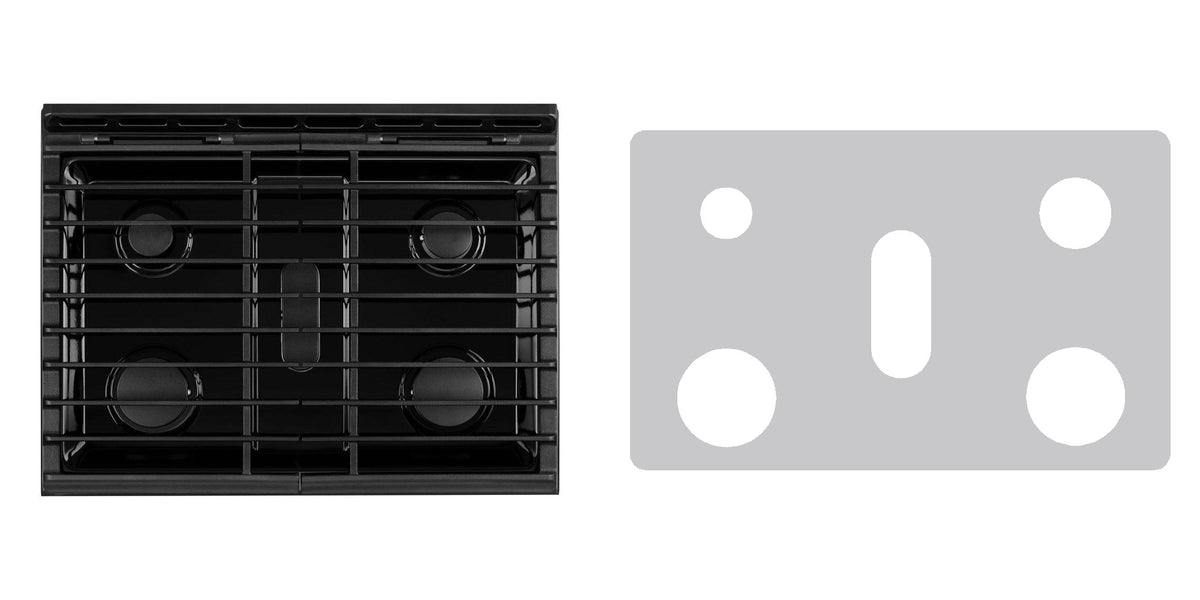 Whirlpool WEG745H0FS gas liner - custom cut (silver)