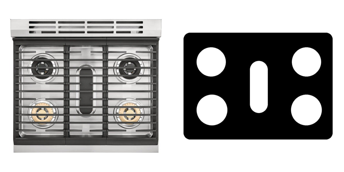 Electrolux ECFD3068AS gas range liner - custom cut (black)