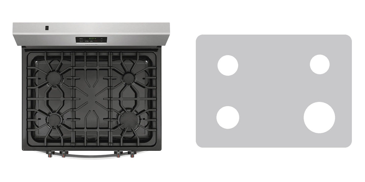 Frigidaire FCRG3051AS gas range liner - custom cut (silver)