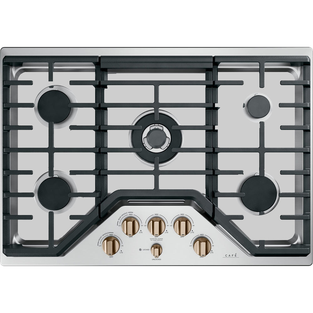 FireFly Home custom-cut silver PTFE gas cooktop liner for GE ranges