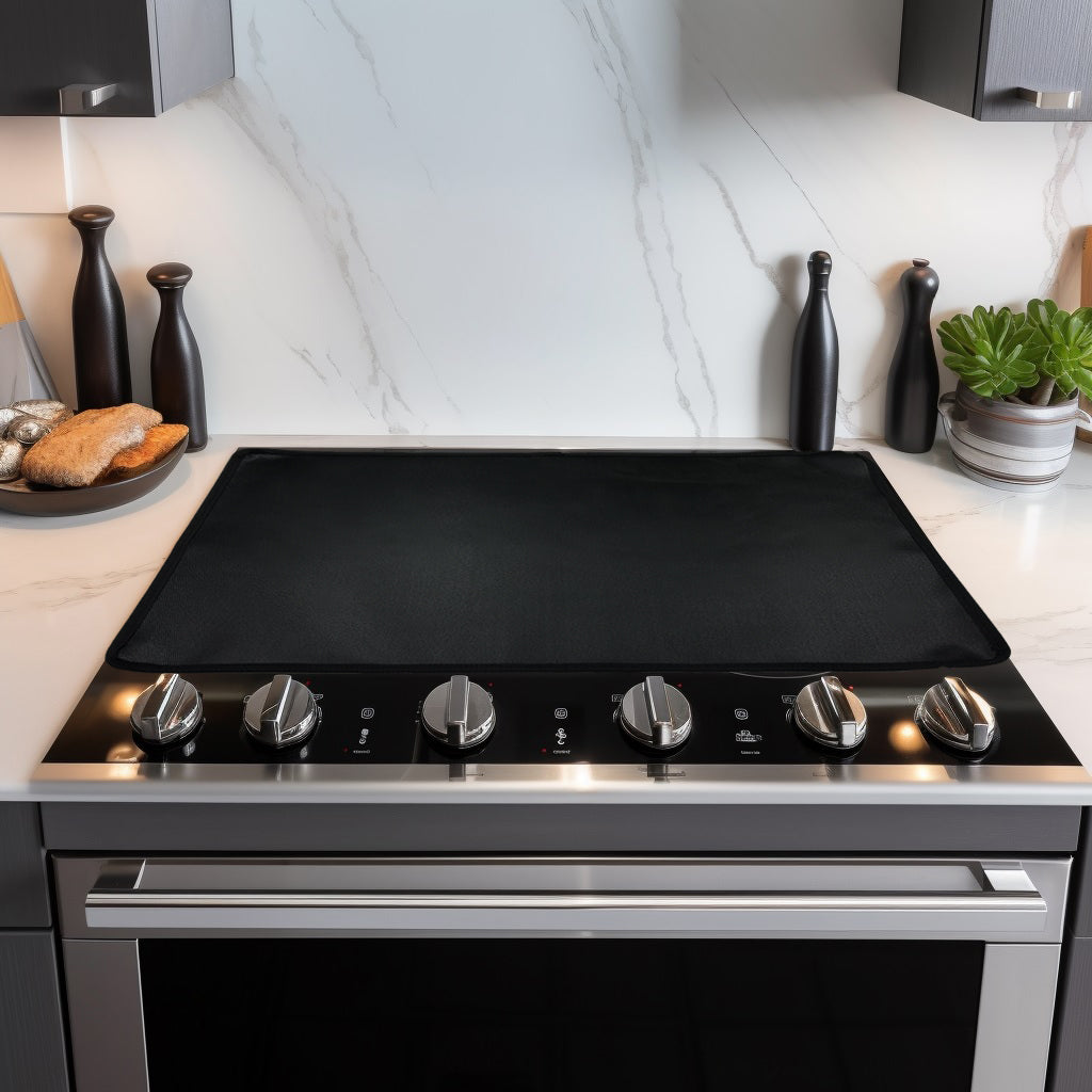 FireFly Home Custom Electric Stove Cover Compatible with Whirlpool Electric and Induction Range, Expand Usable Space, Protects Stove Top From Scratches - Type 1 (Model No. Under Description)