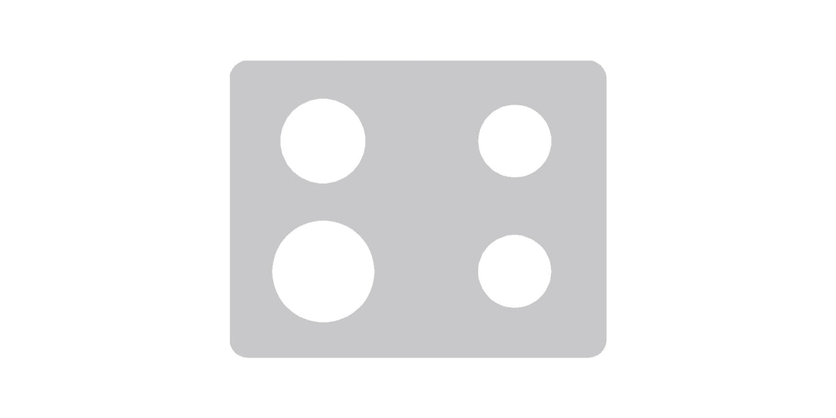 Dacor DTG30M954FS gas cooktop liner - custom cut (silver)