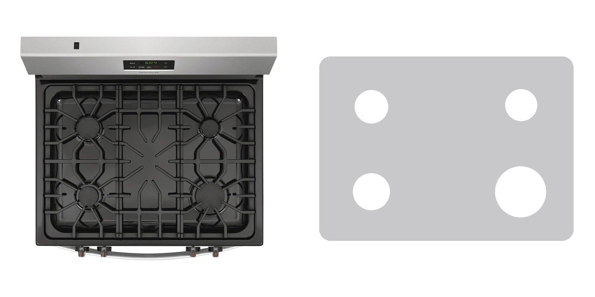 FCRG3051AS gas range liner - custom cut (silver)