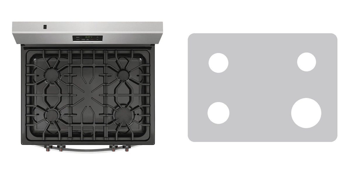 FCRG3051AS gas range liner - custom cut (silver)