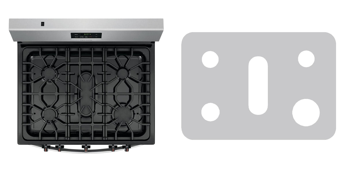 Frigidaire FFLF3052USA gas range liner - custom cut (silver)