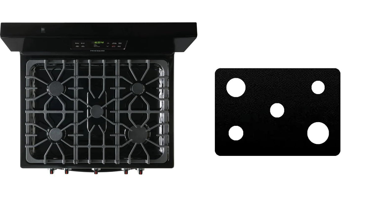Frigidaire FFGH3054USC / FFGH3054USD gas range liner - custom cut (black)