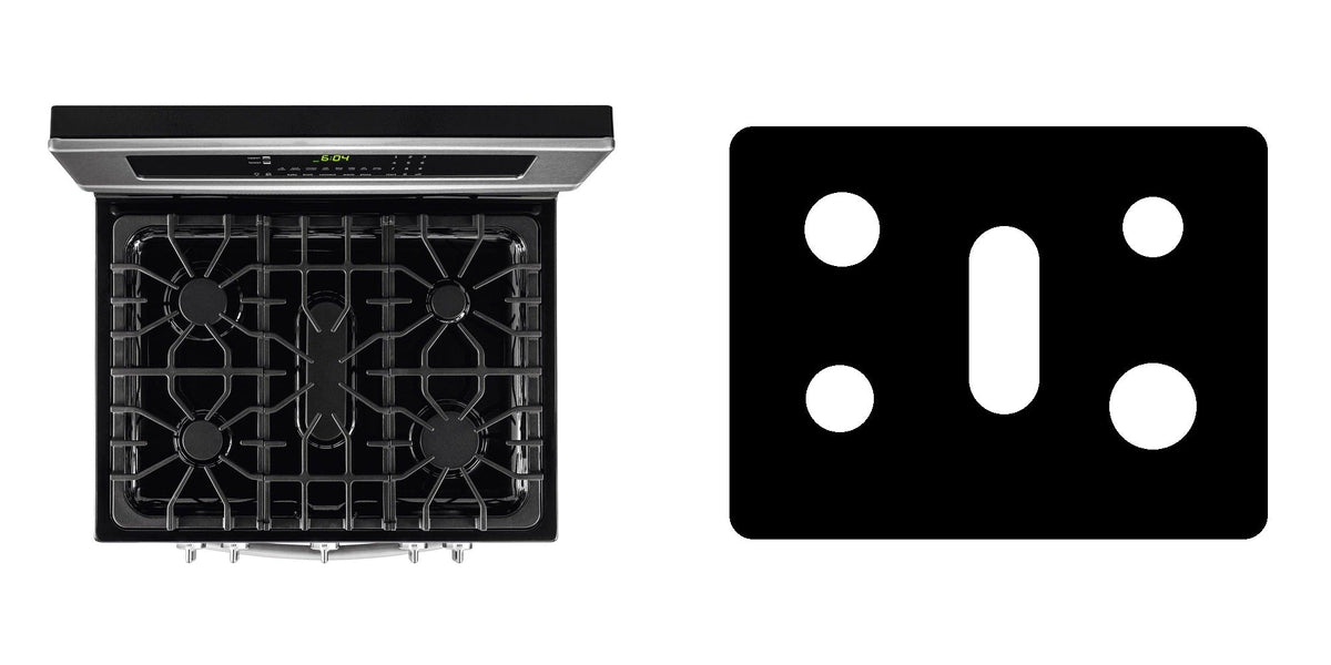 Frigidaire FGGF304DPF gas range liner - custom cut (black)