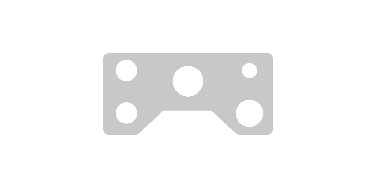 GE CGP95362MS1 / CGP70362NS1 gas liner - custom cut (silver)