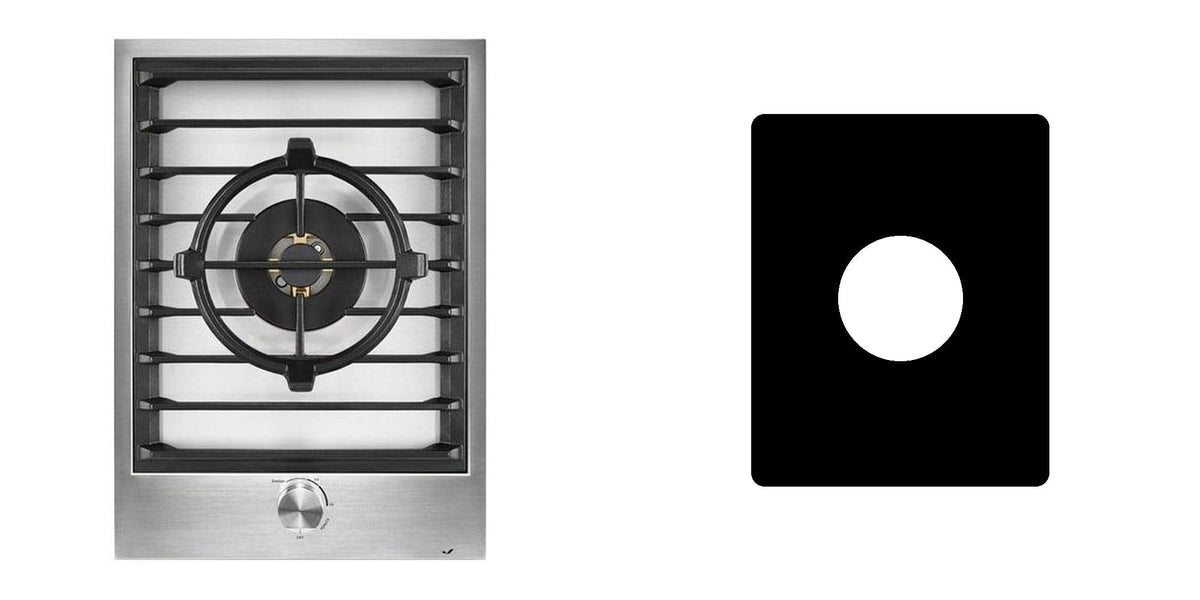 JennAir JGC3115GS gas cooktop liner - custom cut (black)