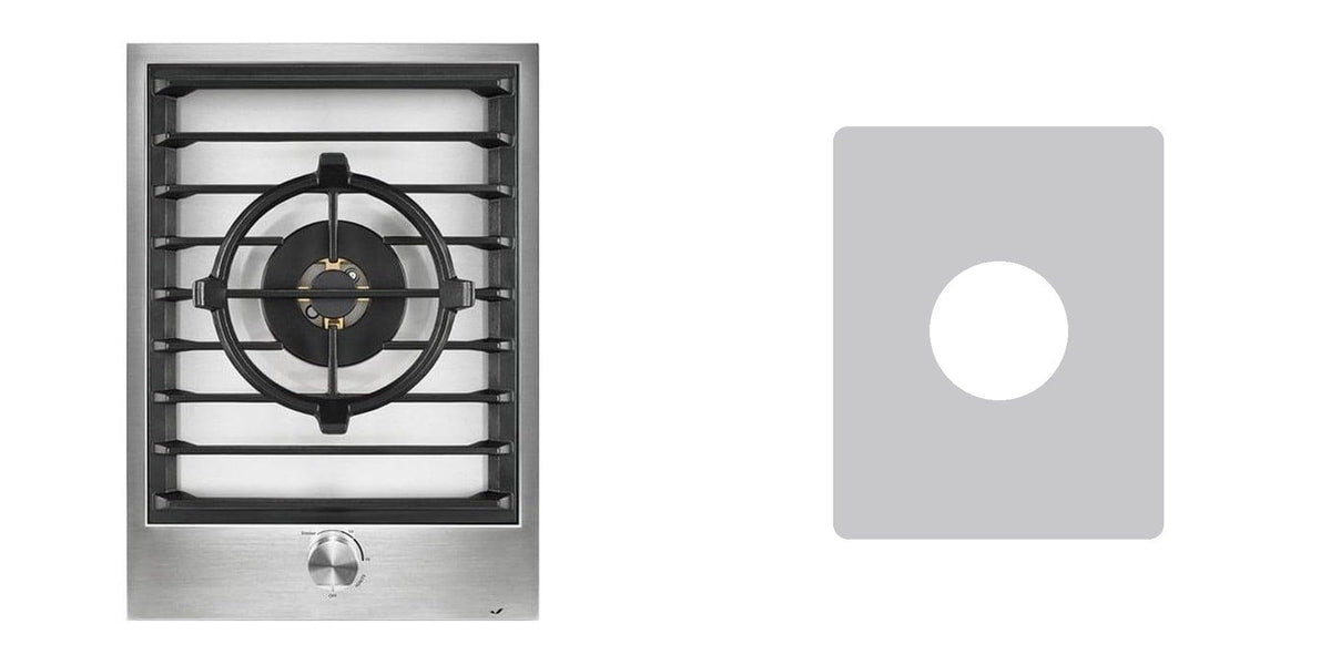 JennAir JGC3115GS gas cooktop liner - custom cut (silver)