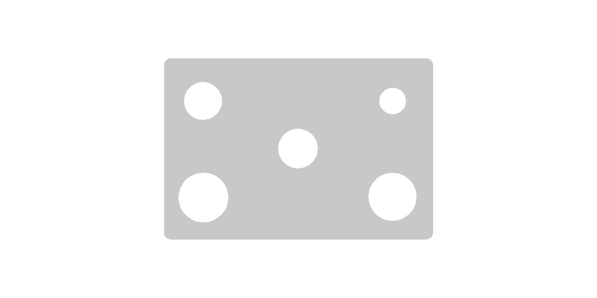 Samsung NX58F5300SS gas liner - custom cut (silver)