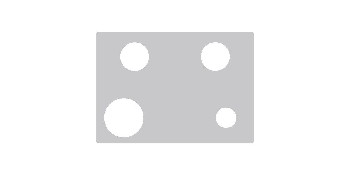 Whirlpool WCG52424AS gas cooktop liner - custom cut (silver)
