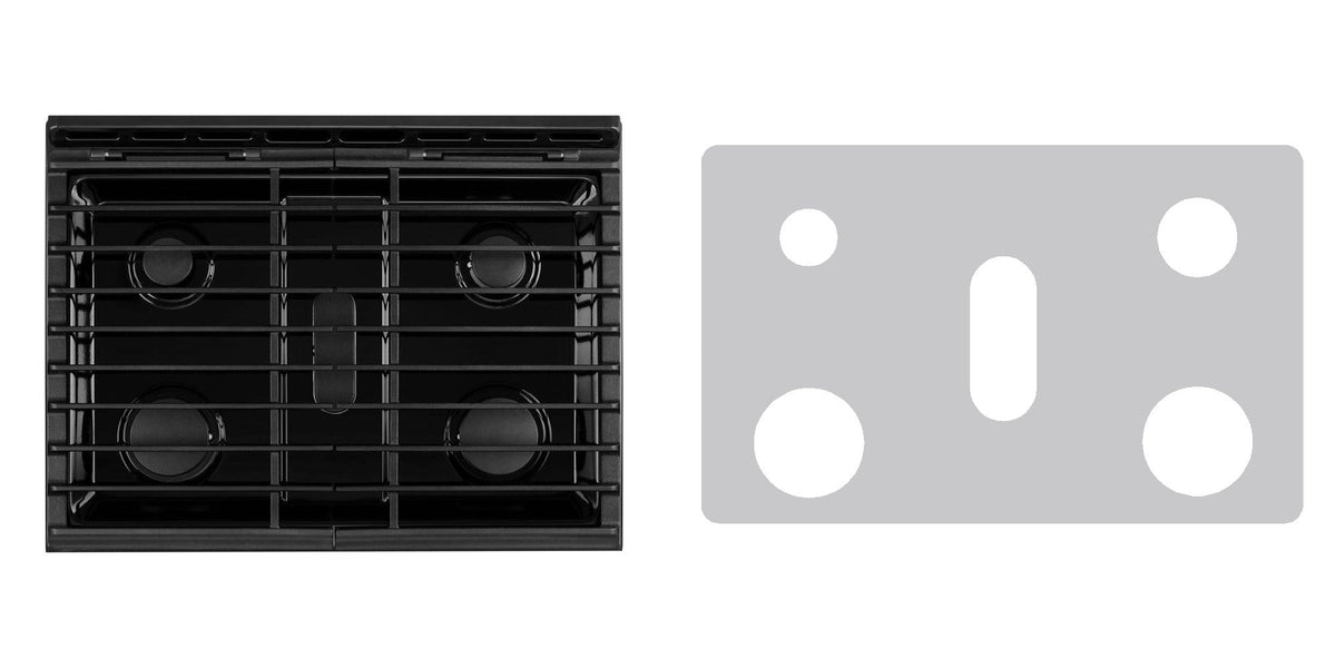 Whirlpool WEG745H0FS gas liner - custom cut (silver)