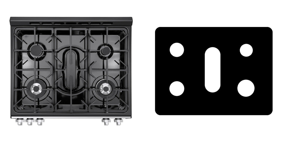 Kenmore 22-76853 gas range liner - custom cut (black)