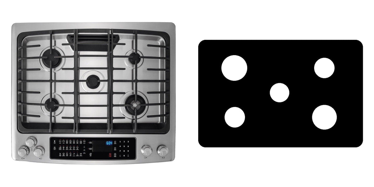 Electrolux EW30GS80RS gas range liner - custom cut (black)
