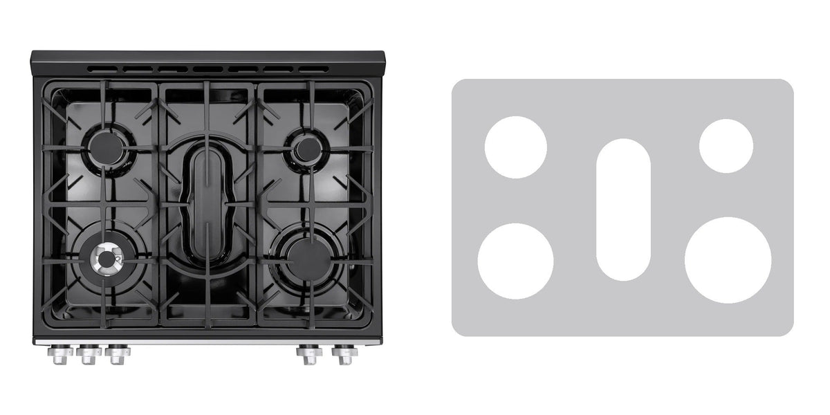 Kenmore 22-76833 gas range liner - custom cut (silver)