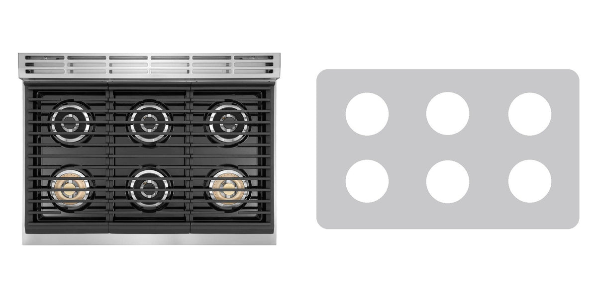 Electrolux ECCG3672AS gas cooktop liner - custom cut (silver)