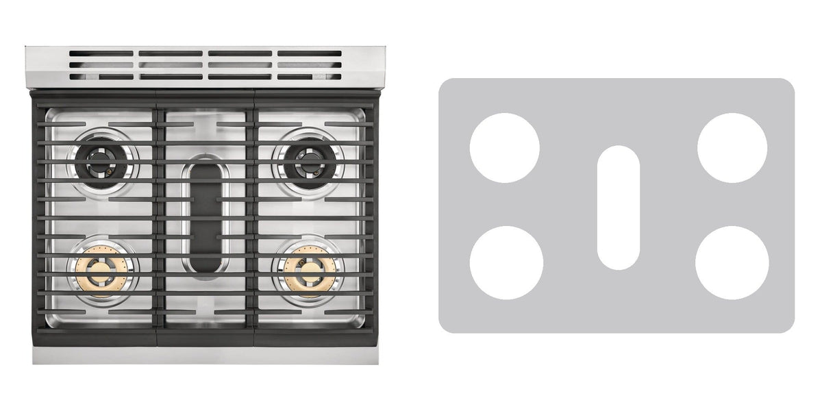 Electrolux ECFD3068AS gas range liner - custom cut (silver)