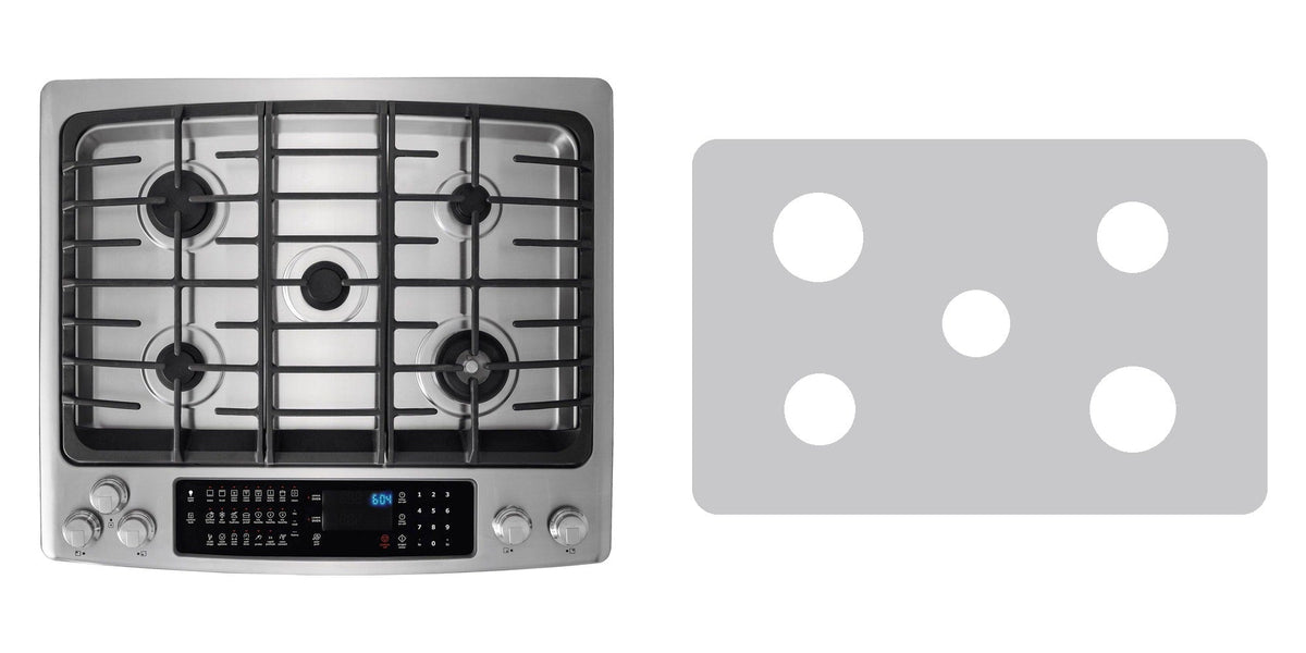 Electrolux EW30DS80RS gas range liner - custom cut (silver)