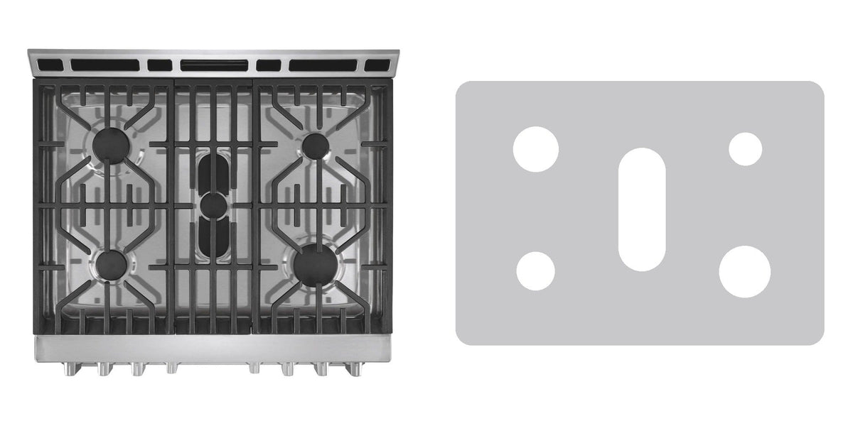 Frigidaire FPGH3077RF gas range liner - custom cut (silver)