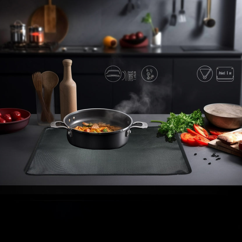 FireFly Home Custom Electric Stove Cover Compatible with Whirlpool Electric and Induction Range, Expand Usable Space, Protects Stove Top From Scratches - Type 1 (Model No. Under Description)