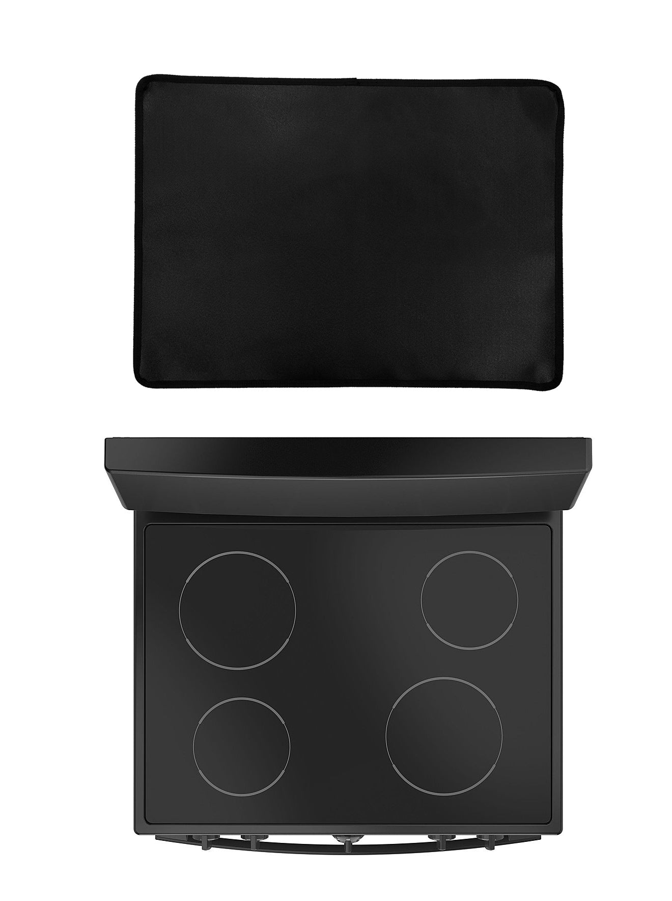 FireFly Home Custom Electric Stove Cover Compatible with GE General Electric Electric and Induction Range, Expand Usable Space, Protects Stove Top From Scratches - Type 4 (Model No. Under Description)